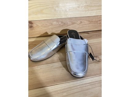 Strieborné mokasiny New Look