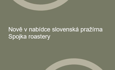 Nově v nabídce slovenská pražírka Spojka roastery