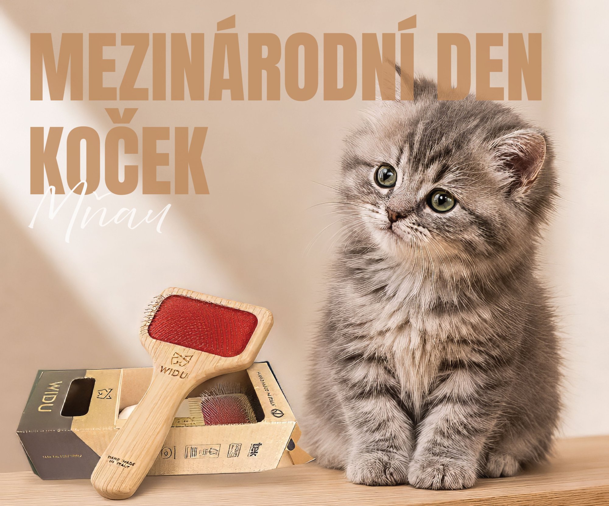 MEZINÁRODNÍ DEN KOČEK SE BLÍŽÍ: DOPŘEJTE SVÉ KOČCE KVALITNÍ KARTÁČ