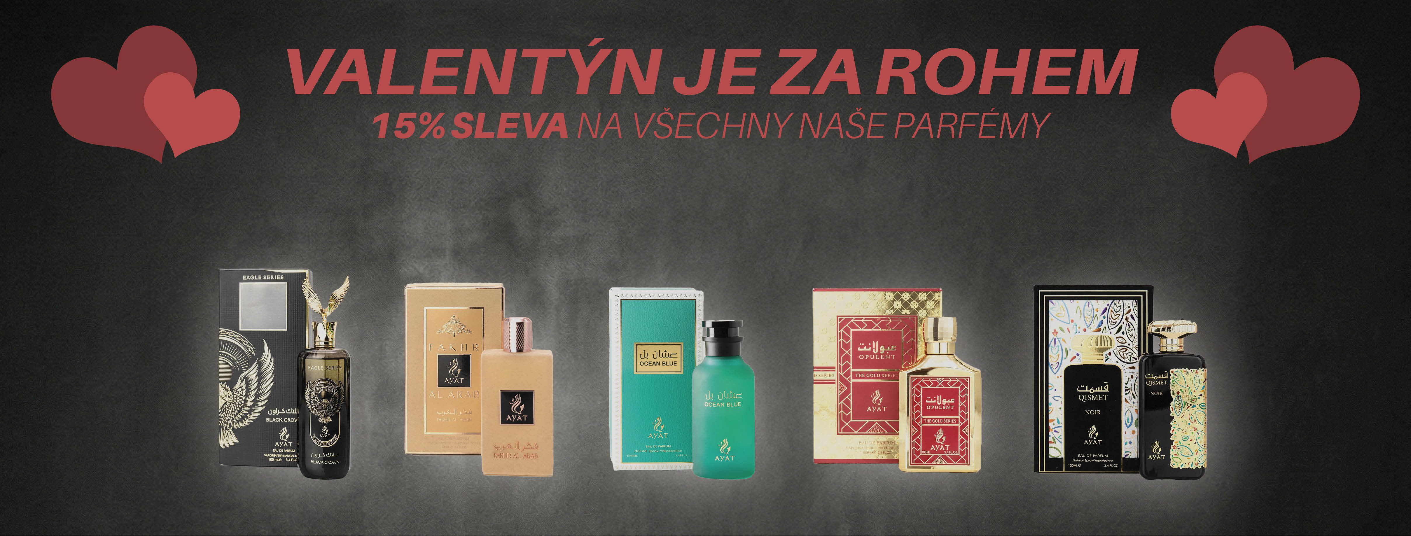 VALENTÝNSKÁ AKCE PRO PARFÉMY