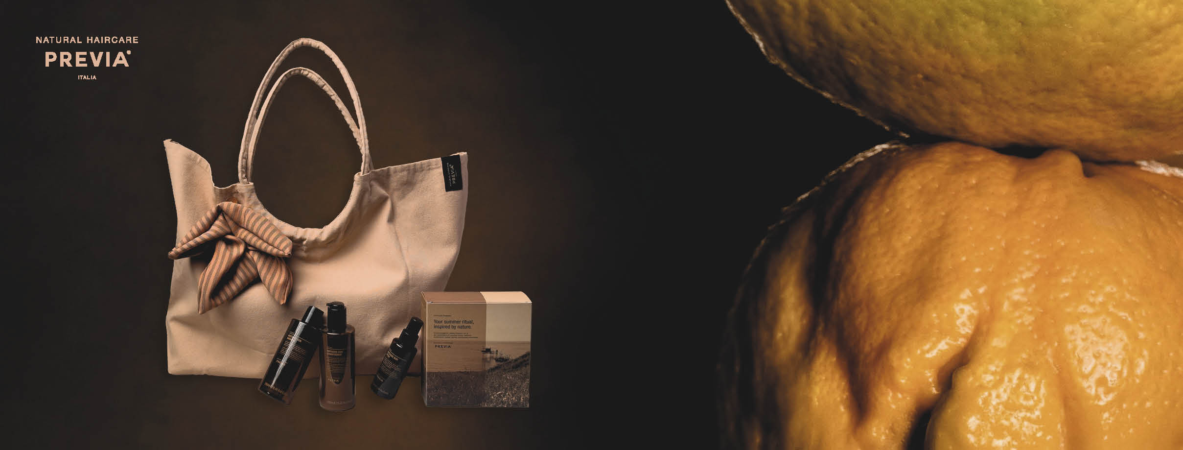 Virtuous Summer Kit 2026. Nová letní kolekce přírodní vlasové péče pro sluncem zatížené vlasy. Shampoo, Conditioner, Spray