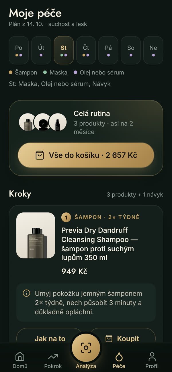 Týdenní plán péče