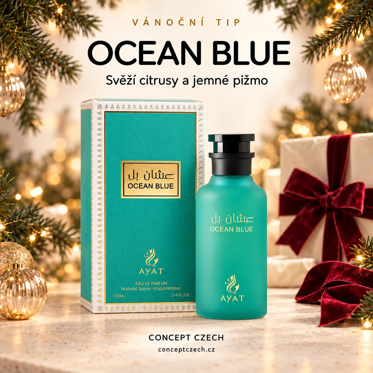 Vánoční tip: AYAT Ocean Blue 100 ml