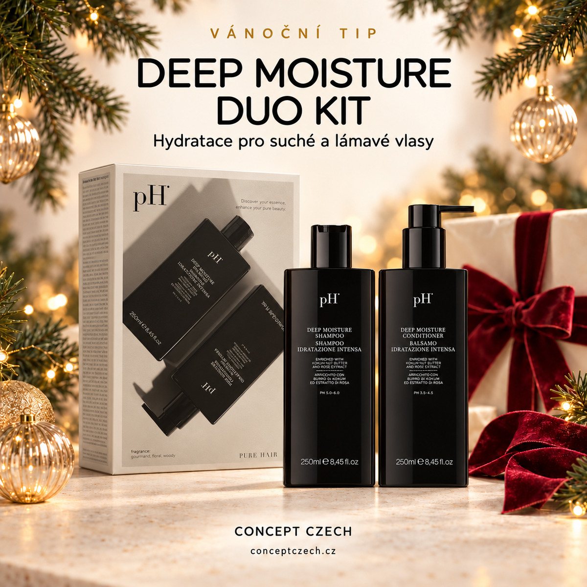 Vánoční tip: pH Laboratories Deep Moisture Duo Kit