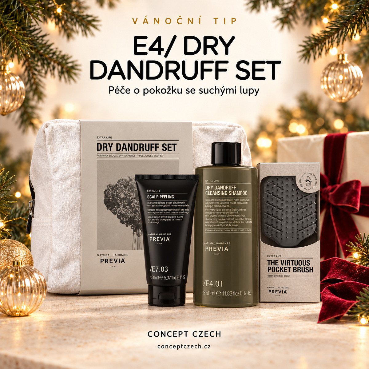 Vánoční tip: Previa E4/ Dry Dandruff Set