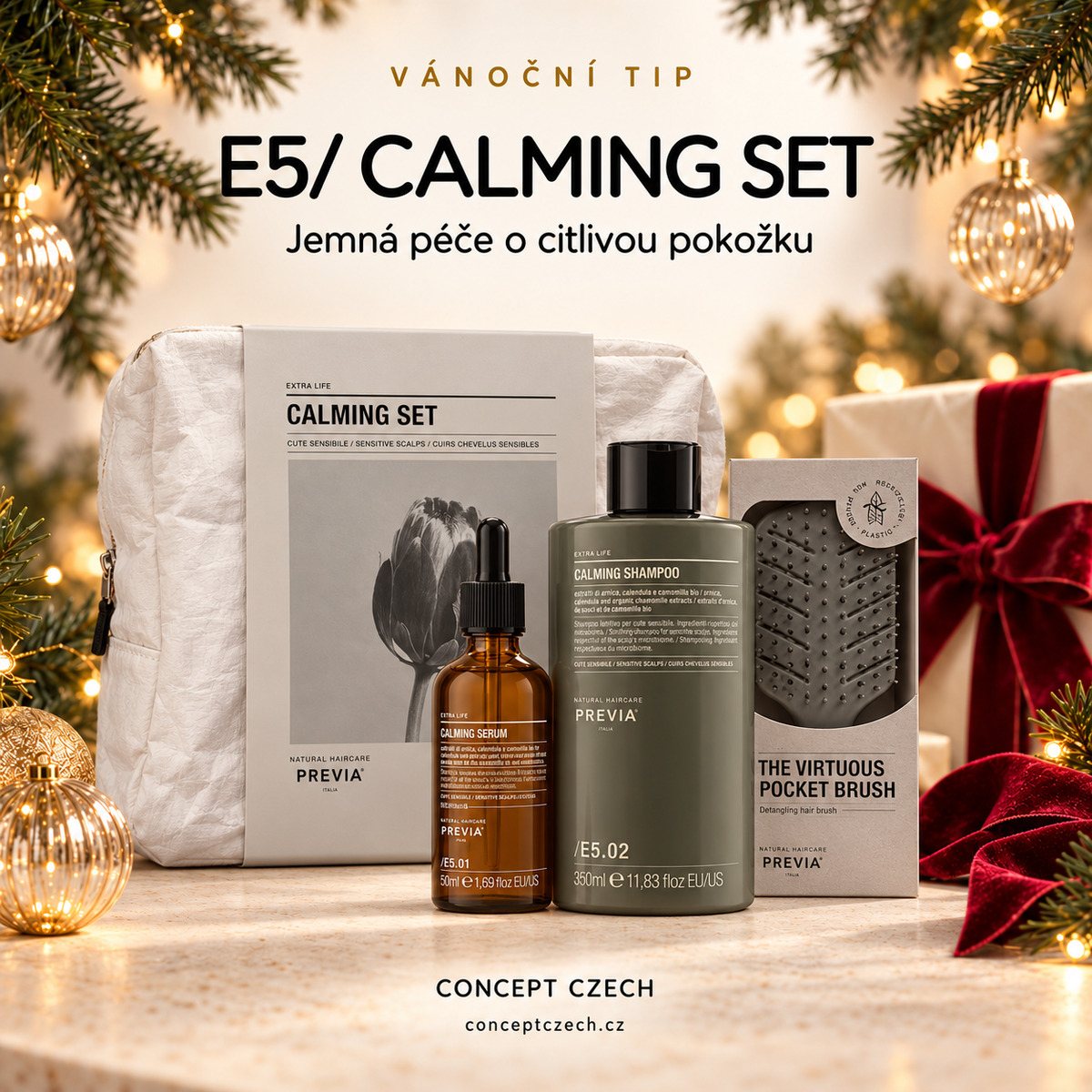 Vánoční tip: Previa E5/ Calming Set