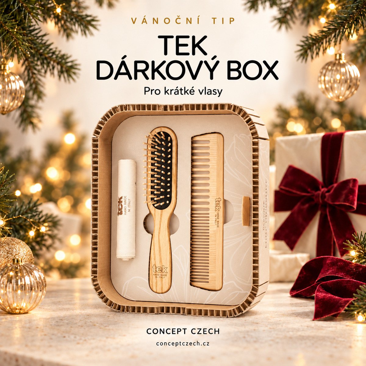 Vánoční tip: TEK Dárkový box S – krátké vlasy
