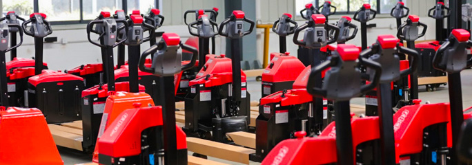 Profi elektrické paletové vozíky dark