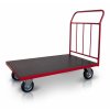 Industriální celosvařený plošinový vozík 1 x madlo se svislými příčkami 500 kg PROFI 52608-01  500 kg - zesílené provedení