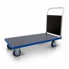 Industriální celosvařený plošinový vozík 1 x madlo s deskou 500 kg  PROFI 52608-31