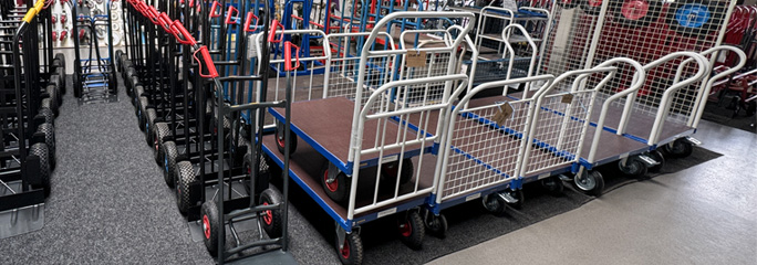 Profi plošinové vozíky dark