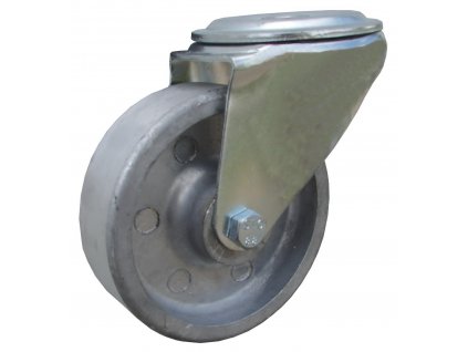 Kolečko otočné  s otvorem pro vysoké teploty 47100-21 (Průměr kola(mm) 180, Nosnost(kg) 180, Celková výška(mm) 217)