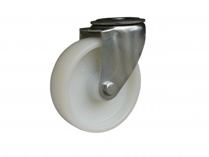 KOLEČKO OTOČNÉ S OTVOREM, POLYAMIDOVÉ 45080-23 (Průměr kola(mm) 200, Nosnost(kg) 180, Celková výška(mm) 227)
