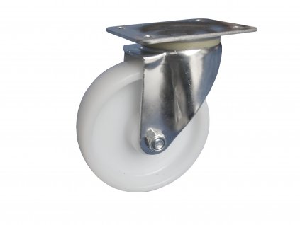 KOLEČKO OTOČNÉ S PŘÍRUBOU, POLYAMIDOVÉ 45080-04 (Průměr kola (mm) 80, Nosnost (kg) 100, Rozteč otvorů (mm) 60 x 80)