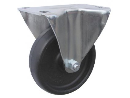 Kolečko pevné pro vysoké teploty 46080-15 (Průměr kola (mm) 160, Nosnost (kg) 100, Rozteč otvorů (mm) 80 x 107)