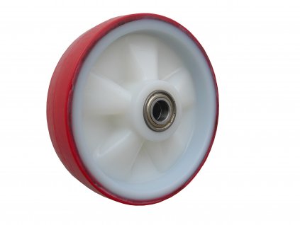 KOLEČKO SAMOSTATNÉ, POLYURETANOVÉ 49080-01 (Průměr kola(mm) 200, Nosnost(kg) 300, Průměr/délka náboje(mm) 20/60)