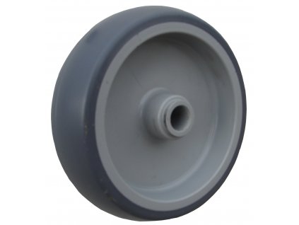 Kolečko samostatné, termoplastická guma 40080-01 (Průměr kola(mm) 125, Nosnost(kg) 100, Průměr/délka náboje(mm) 10,1/35)