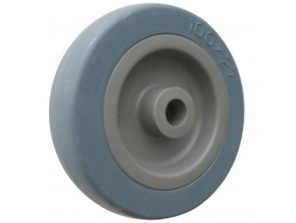 Kolo samostatné, šedá pryž 59050-02 (Průměr kola(mm) 125, Průměr/délka náboje(mm) 12/31, Nosnost(kg) 60)