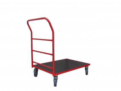 Plošinový vozík 800 x 600 1 x madlo s vodorovnými priečkami 150 kg 51035-03
