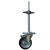 Kolečko otočné pro lešení s výškovou regulací 11501-01 (Průměr kola(mm) 200, Nosnost(kg) 250, Celková výška(mm) 738.)