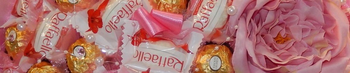 Kytička z bonbónků Bella z Raffaella a Ferrera