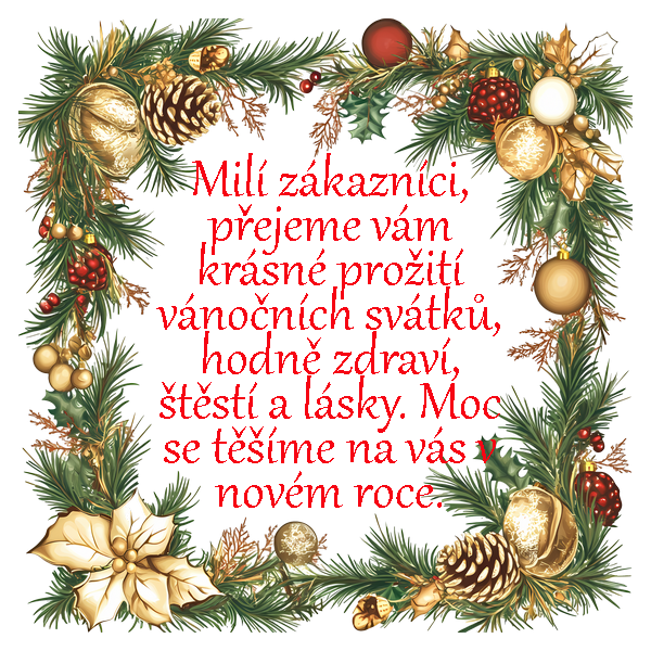 Krásné Vánoce a šťastný Nový rok