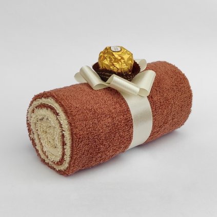 hnedo smetanova roladka bonbon