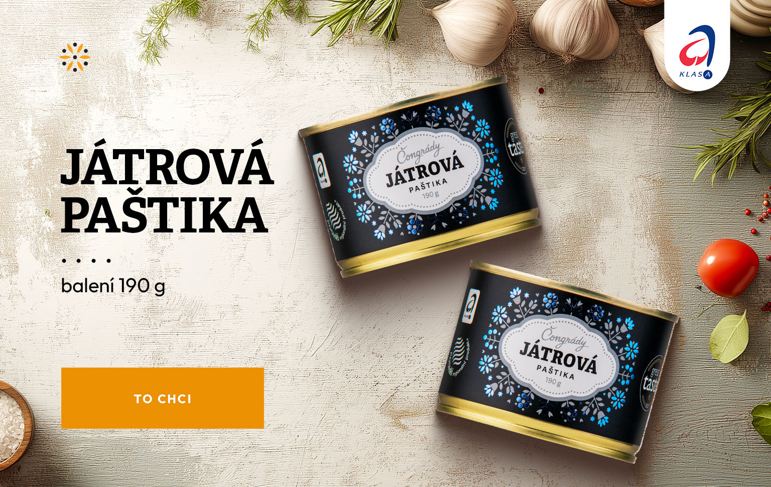 Játrová paštika 190 g