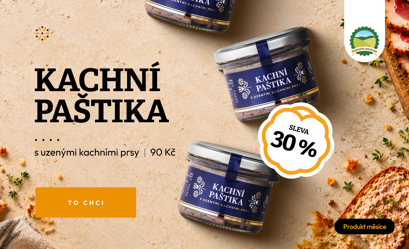 Kachní paštika s uzenými kachními prsy