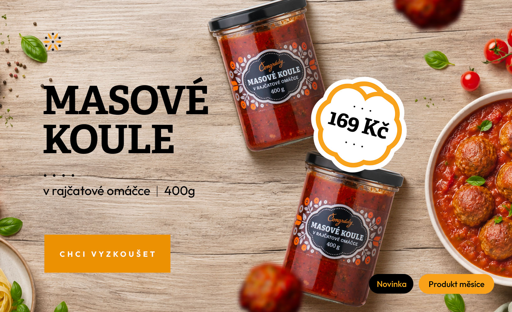 Masové koule v rajčatové omáčce