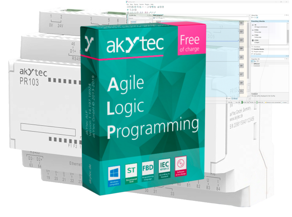 Software akYtec ALP - programování bude pro Vás hračkou