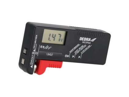 Tester baterii 1 5V 3 7V a 9V DEDRA MC0960