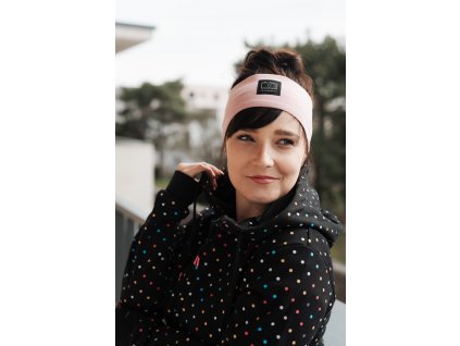 Jarní čelenka Fotografka starorůžová
