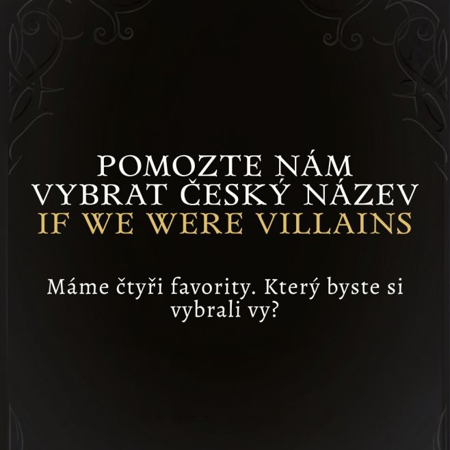 Příběh o sedmi hercích, Shakespearovi a jedné osudné noci potřebuje své jméno… ✨Ladíme poslední detaily českého vydání...