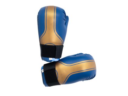 Point Fighter boxerské rukavice Contact modré S,M