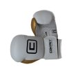 Boxerské rukavice Contact EDGE, bielo-zlaté