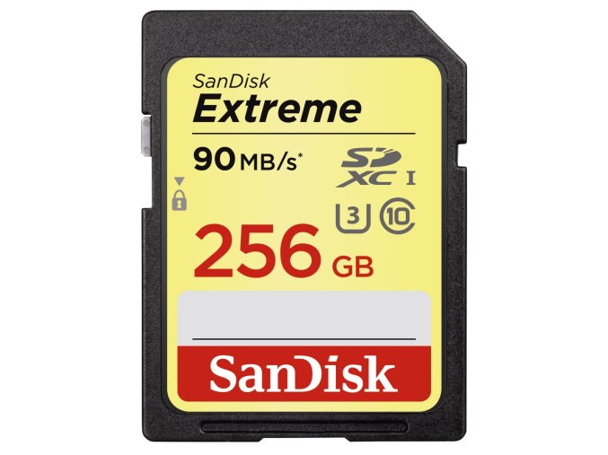 SanDisk 256GB SDXC Extreme 90MB/s
