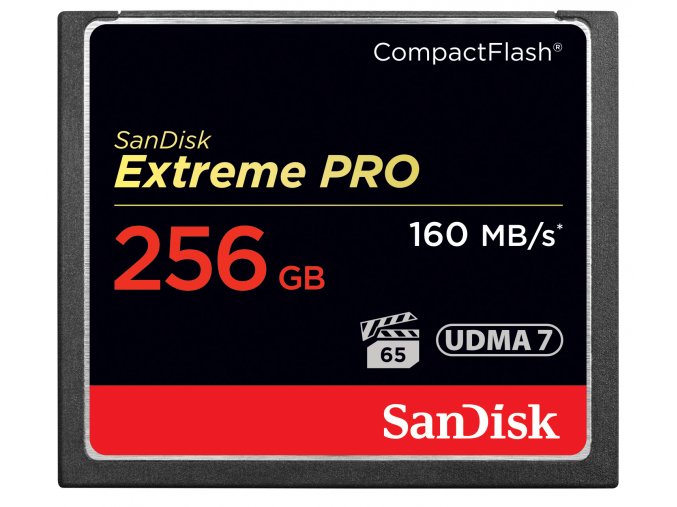 SanDisk256GB CF Extreme Pro 160MB/s