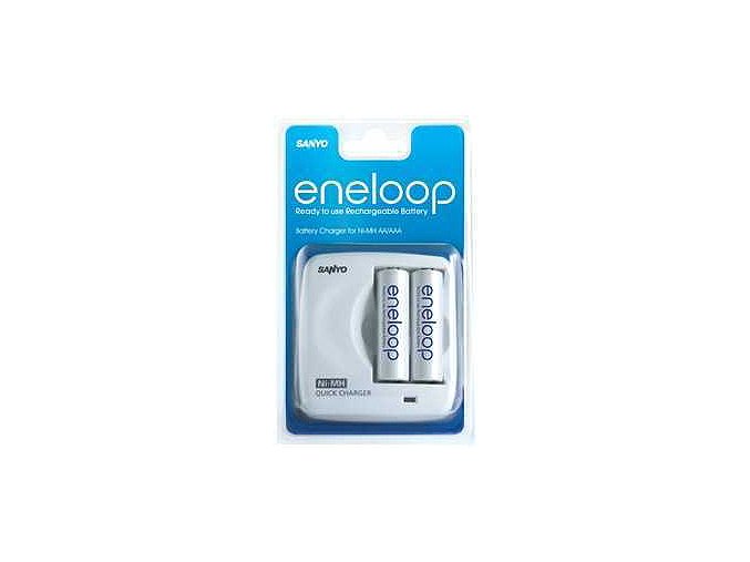 Sanyo MDR02 nabíječka + 2xAA Eneloop 2000mAh