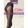 CONTE Elegant Bikini 40 – dámské punčocháče 40 DEN (Velikost 2, Barva Nero (černá))
