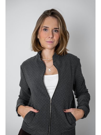 Dámská mikinobunda Pattern Soft Zip