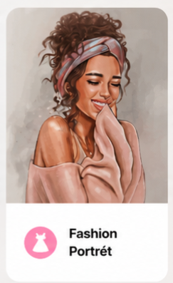 Fashion portrét na plátně podle fotografie – Cool Print