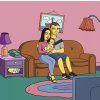 Portrét ve stylu Simpsonových