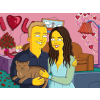Portrét ve stylu Simpsonových
