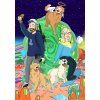 Portrét ve stylu Rick a Morty