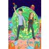 Portrét ve stylu Rick a Morty