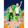 Portrét ve stylu Rick a Morty