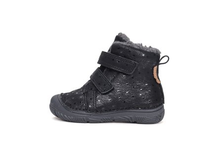 D.D.step dívčí zimní boty W082-52674 černé