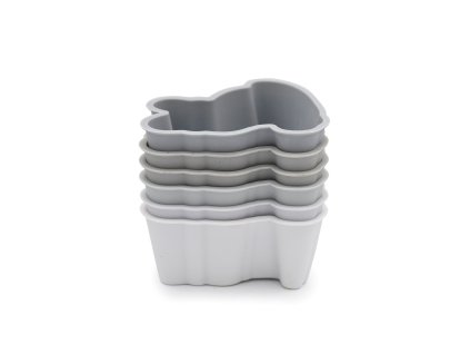 Melii silikonové formy na muffiny 6 ks - buldoček