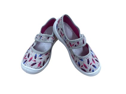 Peon dětské bačkory MI/001 DP - pírka